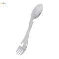 2pcs Lightweight Spoon Fork Multifuntional Spork - 7.1 x 1.4inch. 