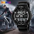 SKMEI Sports Fashion Outdoor Military Digital Dual Display Alarm LED Waterproof Watches for Men 0931. 