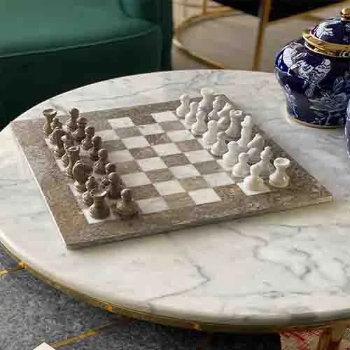 "Premium%20Chess%20Board:%20Ideal%20for%20Game%20Playing%20and%20Elegant%20Home%20Decoration"%20-%20Image%203