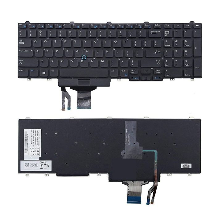 Laptop Notebook Keyboard For DE Precision 7710  P/N  PK1313M3A00 – Black