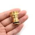 1PC Brass Hose Tap Connector 23mm Threaded Home Water Pipe Adaptor Fitting BAWEI. 