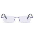 Presbyopia Glasses Adjustable Foldable Anti blue light Reading glasses Portable Frameless Computer glasses for Office Studying. 