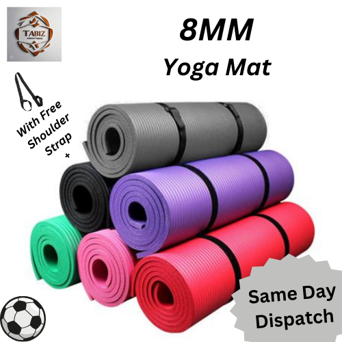 Best Quality yoga mat 8mm,Lightweight yoga mat, And Best Anti Slip Premium Yoga mats,Durable yoga mat,hick yoga mat for joint support  ,Anti Slip best Exercise Mat for Men and Women,(72 L*24 W inch)