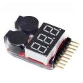 1pcs 1-8S LED Low Voltage Buzzer Alarm Lipo Voltage Indicator Checker Tester. 