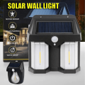 1 Piece Double Tungsten LED Solar Powered Motion Sensor Wall Lamp CL-228. 