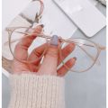JIUERBA Eyewear Round Myopia Eyeglasses Frames Anti Radiation Replaceable Lens Computer Eyeglass for Men and Women Optical Glasses. 