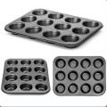 12 Cupcake Muffin Baking Tray Non-Stick Mould. 