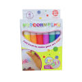 pigment Magic Puffy Pens Gift 1/6Pcs 6 colors in a box Bubble Pen Popcorn Pen for Art Crafts Kid's Crafts Educational Artistic. 