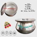 Silver Handi _Silver Pateeli_Silver Degchi with Lid (Small to Medium). 