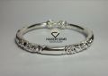 925 sterling silver (Chandi) Kara, Hand Bangle for men and women engraved by Hajvery Gems Weight-15gram-for this product half payment must be advanced. 