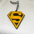 3D Super Man Logo Bike Car Hanging Pendent Accessories Car Rear Mirror & Bike Handle Hanging Pendent Decoration Accessories. 