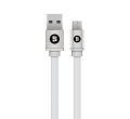 SPACE - Jelly MicroUSB Cable - Fast Charge + Data Sync - (CE-411). 
