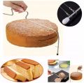 Wire Cake Slicer Adjustable Stainless Steel Leveler Pizza Dough Cutter Trimmer Tools. 