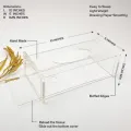 High Quality Acrylic Tissue box holder Modern Design Shape Rectangular For Best Your kitchen And Dining. 