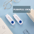 M G Push-Pull Lock Pencil Eraser Press Eraser Rubber Student Supplies Writing School Stationery for Kids Student Drawing. 