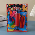 U-shaped inflatable pillow small pump suction card balloon set long terms portable mini hand-push balloon set. 