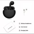 Air Pro 6 Airpods (Box Packing) TWS Wireless Bluetooth 5.0 Earphones Mini Pods Airbuds Sport Head set for Android-IOS.. 