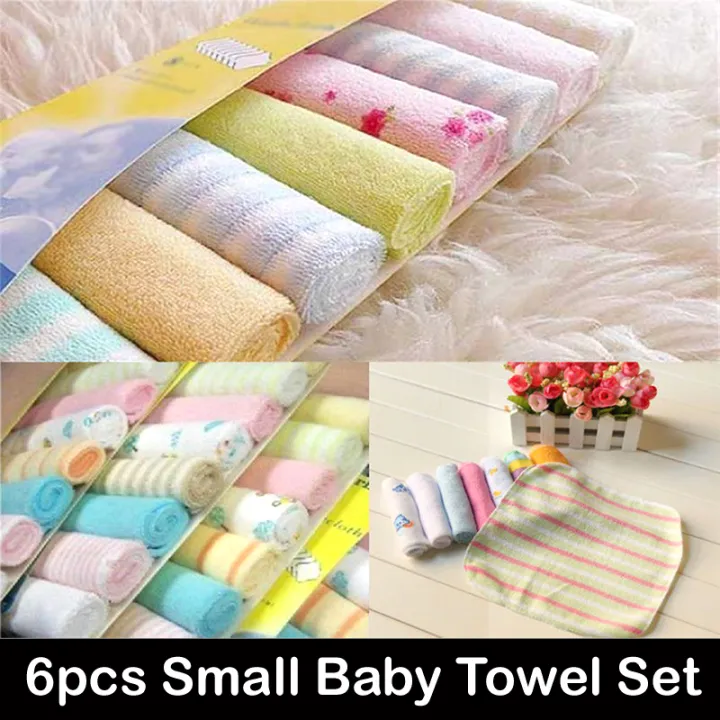 1%20Pack%20of%206%20pcs%20Infant%20Newborn%20Bath%20Towel%20Washcloth%20Children%20Handkerchief%20-%20Image%203