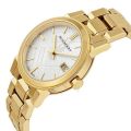 Burberry Wrist Watch For Ladies Stainless Steel White Dial Gold tone 34mm Watch BU9103 / Watch For Women. 