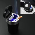 Car Ashtray Universal - Quartz Watch Car Ashtray with Beautiful LED Lighting - Solid and Durable Product. 