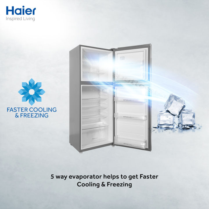 Haier%2010%20Cu%20Ft-E-Star%20Series-HRF-276%20EBS-Deepest%20Freeze-Direct%20Cool-1%20Hour%20Icing%20Technology-Metal%20Door-10%20Years%20Warranty%20-%20Image%203
