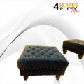 Sofa 4 Seater Puffy Set Black Valvid & Raxing Custumize  {{ Special Sale }}. 