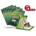 Pack of 05 Reusable Expert Catch Mouse Glue Traps | Rat Trap Sticky Books for Catching Mouse | Professional Glue Book for Insect Lizard Spider Cockroach. 