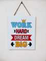 wooden wall hanging qoatation inspiration your room wall decore. 
