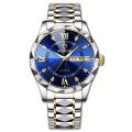 Original Luxury Men's Watch – Stainless Steel | Date & Day Display. 