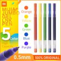 New Xiaomi Mijia Super Durable Writing Sign Pen 0.5mm Red Black Ink Gel pen Signing Pens For Office School Writing Gel Ink Pen. 