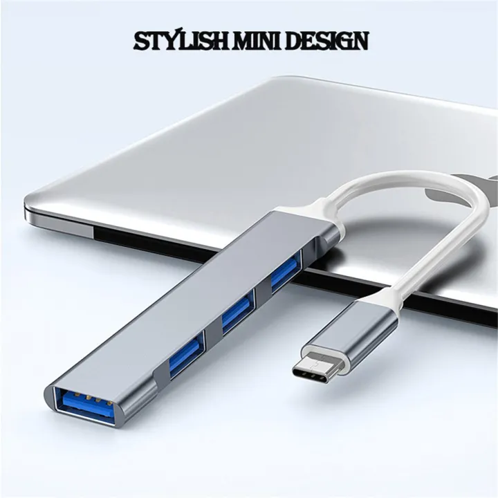 USB%20C%20HUB%203.0%20Type%20C%204%20Port%20Multi%20Splitter%20Adapter%20For%20laptop%20Phone%20Tablet%20&%20Computer%20-%20Image%202
