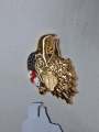 EAGLE Gold Logo Metal Emblem Metal Body Monogram For Car Motorcycle Decorative Metal Marka Self Adhesive Metal Logo. 