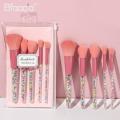 1 【HOT】 1 Set Candy Color Makeup Brushes 17Cm Cute Cosmetics Eyeshadow Blush Powder Brush Soft Smudge Brushes Set For Makeup Beauty Tool. 
