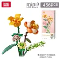 Lego Girl Series Building Blocks Bouquet Assembled Toy Flower Lily Rose Gift Compatible Toys. 