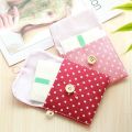 【HOT】 Women Sanitary Napkin Tampon Storage Bag Cute Sanitary Pad Pouches Portable Makeup Lipstick Key Earphone Data Cables Organize. 