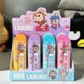 Creative Plastic Labubu Automatic Pencil Drawing Tool Stationery Sketch Pencil Movable Pencil Students. 