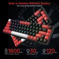Redragon K631 Castor PRO 65% 3-Mode Wireless RGB Gaming Keyboard, 68 Keys Hot-Swappable Compact Mechanical Keyboard w/Hot-Swap Quiet Red Linear Switch. 