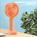 Clairlio Handheld Small Desk Fan USB Rechargeable 1200mAh Mini Fan Ultra Quiet Handy Fan Detachable Base for Home Office Travel Dormitory. 