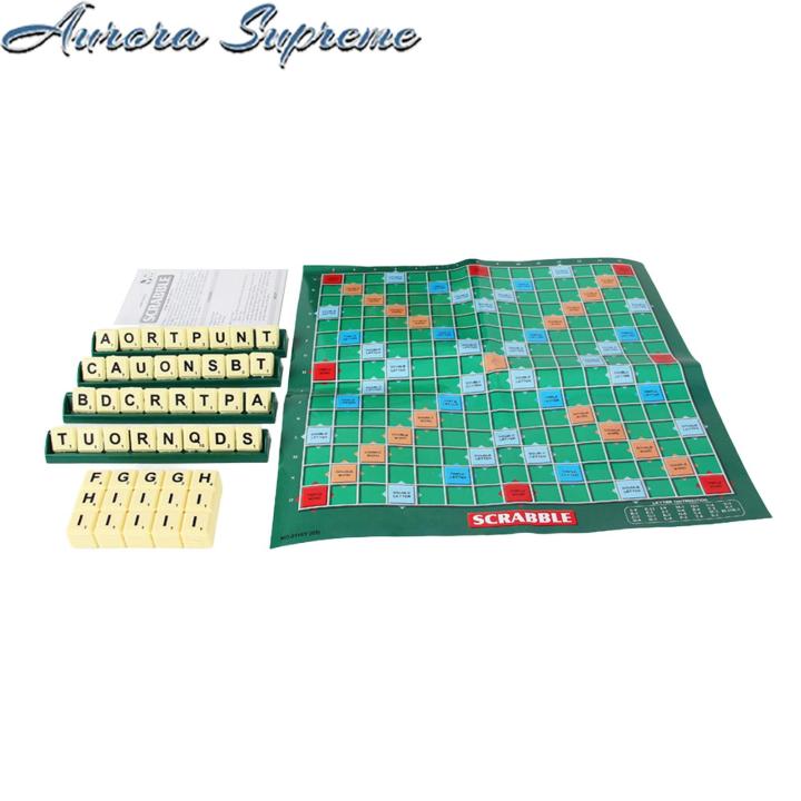 2 to 4 Player Crossword Game Fun Educational Crossword Solitaire Game for Kids Adults Improve Vocabulary Learn English Letters Perfect for Family Game Night Crossword Board Game