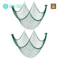Decorative Fishing Net Large Diy Ocean-inspired Fishing Net Decor Set of 2 Wall Art Hanging Fishnet Ornaments for Home Decor Sea Party Decoration. 