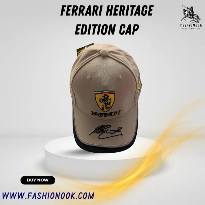 Ferrari Heritage Edition Cap – Premium Sports Style by FashioNook ...