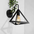 Metal Made Black Triangle Shape Wall Mounted Lamp, Ceiling Lamp, Wall Lamp, For Home, Office, TV Lounge, Bed Room. 