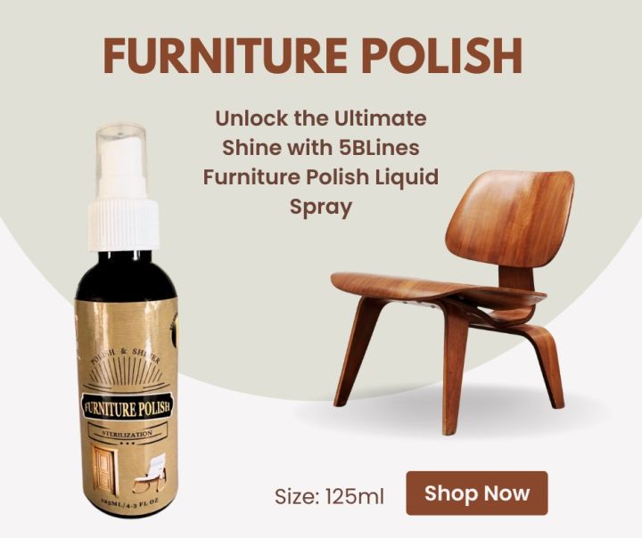 Quick and Best Natural Furniture Shine Polish Spray (125ml)
