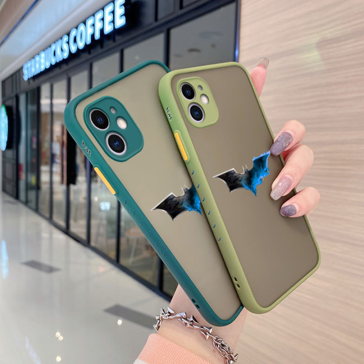 chenyyka%20For%20iPhone%206s%20Case%20Thin%20Frosted%20Transparent%20Hard%20Side%20Square%20Edge%20Shockproof%20Phone%20Cases%20Fashion%20Tide%20Brand%20New%20Pattern%20Silicone%20Casing%20Full%20Cover%20Protection%20Softcase%20Boy%20Men%20-%20Image%203