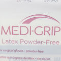 Ansell 354105 354104-7 Medi-Grip Disposable Sterilized Rubber Surgical Gloves (Powder Free). 