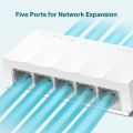 TP-Link Network Desktop Switch LS1005 5-Port 10/100Mbps Desktop Switch - 18 Months Brand Warranty. 