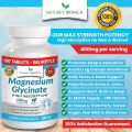 Magnesium Glycinate 400 mg - 200 Tablets - High Absorption, Non Buffered Bisglycinate Mag Supplement for Sleep, Leg Cramps, Heart, Ease Muscles, Calm Headaches for Women and Men, Non Powder Capsules Daraz Pakistan. 