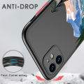 UCUC for Samsung Galaxy F23 M23 5G Back Cover Forest Scenery Frosted Transparent Hard Phone Case Shockproof Full Cover Camera Protect Case. 