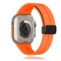 Sports Silicone Magnetic Lock Watch Band Strap For Appl Watch 38mm 40mm 41mm 42mm 44mm 45mm 49mm Ultra All Series 1 to 8. 
