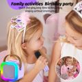 Speaker for kids, speaker bluetooth with mic, Speaker with Wireless Mic, kid toys, Portable Bluetooth Speaker, High Bass Quality Speaker for Adults and Kids. 